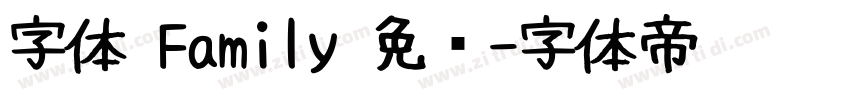 字体 Family 免费字体转换